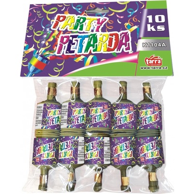 PARTY PETARDA šampusky 10 ks Čína K1104A