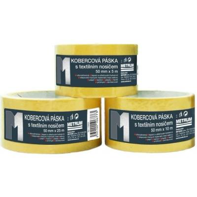 Euro nářadí Páska kobercová obojstranná s textilným nosičom 50 mm x 5 m