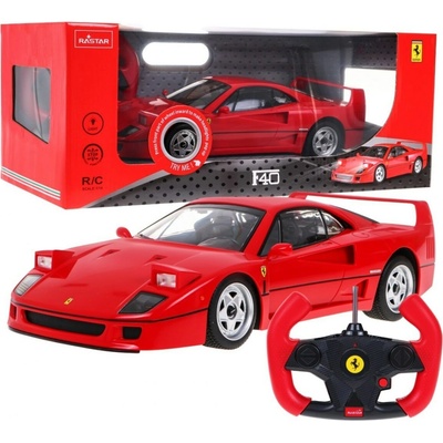 Rastar RC auto Ferrari F40 RTR červená 1:14