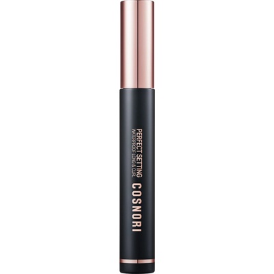 Cosnori Perfect Setting Mascara Waterproof Long & Curl Predlžujúca a zahusťujúca maskara na riasy Vodeodolná 01 Black 7 ml