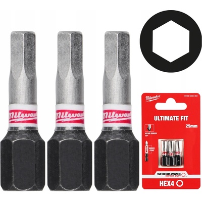 Milwaukee HEX4 x 25 mm MI4932500380