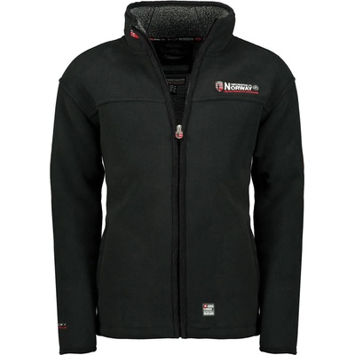Geographical Norway mikina pánska UBOLT s kožušinkou čierna