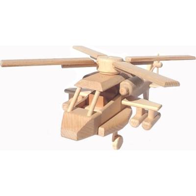 Ceeda Cavity Dřevěná helikoptéra Apache