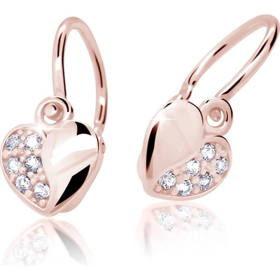 Cutie Jewellery detské náušnice z ružového zlata C2160-10-X-4 ružová