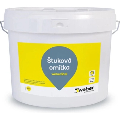 Weber štuková omítka balení 9 kg 1 ks