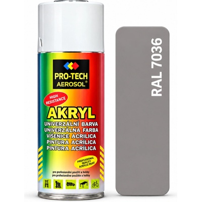 PRO-TECH akrylová farba v spreji 400 ml sivá platinová