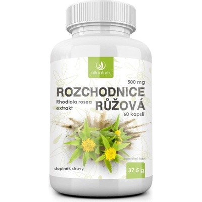 Allnature Rozchodnice růžová 500 mg 60 kapslí