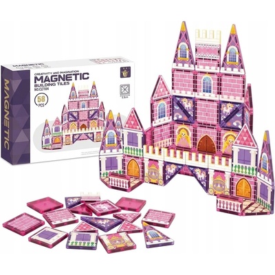 Norimpex 3D magnetická stavebnice Zámek pro princezny 58 dílků – Hledejceny.cz