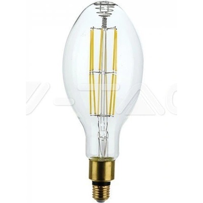 V-TAC LED žiarovka E27 24W denná biela filament