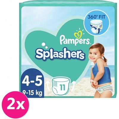Pampers Splashers 4-5 2 x 11 ks