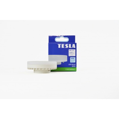 TESLA lighting Tesla LED žárovka, GX53, 6W, 230V, 480lm, 25 000h, 4000K denní bílá, 110st