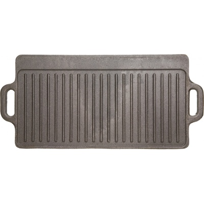 KitchenCraft Grilovacia panvica rebrovaná liatina KCCIGRID 45 x 23 cm