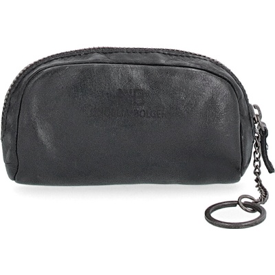 Noelia Bolger luxusní kožená klíčenka NB 5128 black