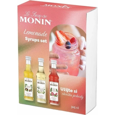 Monin Sada sirupů Lemonáda 3 x 50 ml