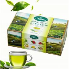 BiFix Zmes zelených čajov Zmes 6 príchutí 60 x 2 g