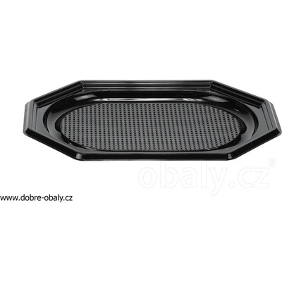 Wimex 74935 Podnos rPET oválný černý 35 x 24,7 cm – Hledejceny.cz