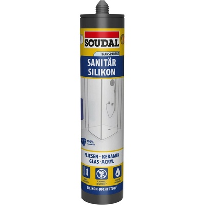 Soudal Sanitární silikonový transparentní 300 ml