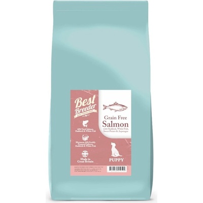 Best Breeder Grain Free Puppy Salmon with Haddock & Blue Whiting Sweet Potato and Asparagus 12 kg