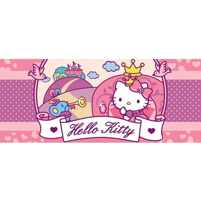 Preinterier FT2374 Fototapeta na stenu Hello Kitty princezná vlies 250cm x 104cm
