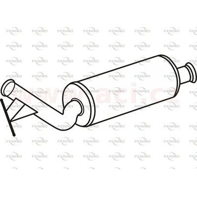 Katalyzátor FENNOsteel Euro 6 (keramická vložka) ACI V P8812DPF