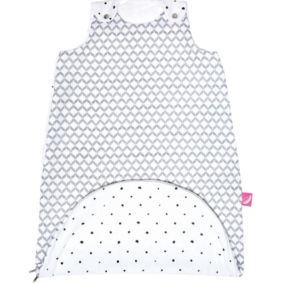 MOTHERHOOD Vak na spanie mušelínový Zip a Round Grey Classics