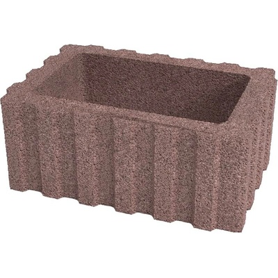 Diton Tvárnice svahová Quadra 600×400×250 mm hnědá (20)