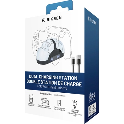 BigBen Playstation Charging Station V3 PS5, PS5DUALCHARGERV3 – Hledejceny.cz