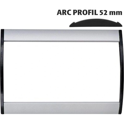A-Z Reklama CZ Orientační nástěnná tabulka 52 × 100 mm - Arc Profil – kód UDS520NB10