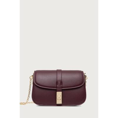 Tommy Hilfiger crossbody kabelka dámska z imitácie kože AW0AW19319 burgundské