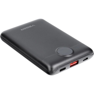 VEGER S11 10000mAh LCD Quick Charge PD22,5W Black