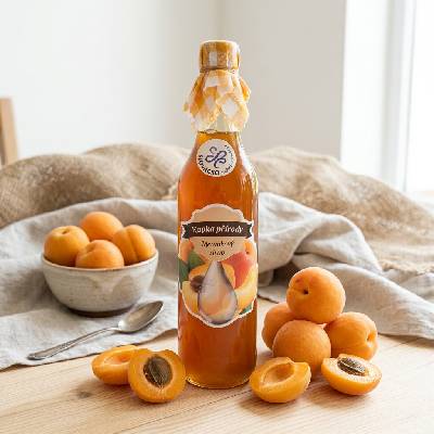 Kapka Přírody Meruňkový sirup 0,5 l