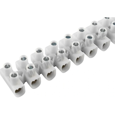 HEAVY POWER Svorkovnice lámací PA3U, 12x1÷6mm², T85, PP, přístrojová, bílá 1100104