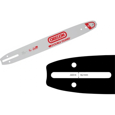 Oregon Vodící lišta Double Guard 16" 40cm 3/8" 1,1mm 164MLEA041