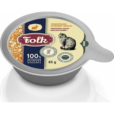 Folk Traditional Polish delicious rabbit 85 g