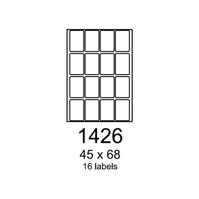 Rayfilm R01001426F biele A4 1000 list.