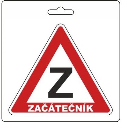 Samolepka ZAČÁTEČNÍK (105 x 120 mm) – Hledejceny.cz