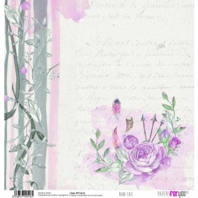 Scrapbookový papír BOHO CHIC - Scrap paper BOHO CHIC