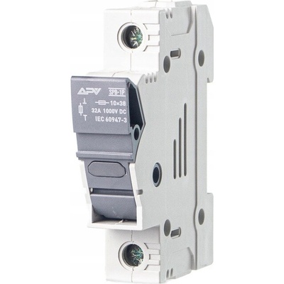 Adelid Poistkový odpínač DC 1P 32A 1000V 10x38 | fotovoltika | DIN lišta