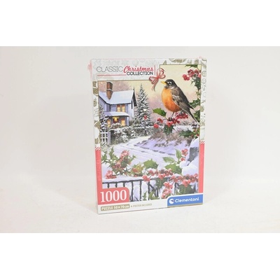Clementoni Christmas Collection červienka a cezmína 1000 dielov