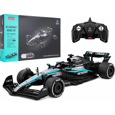 Rastar RC auto Mercedes-AMG F1 W16 E Performance stavebnice 1:16 černé