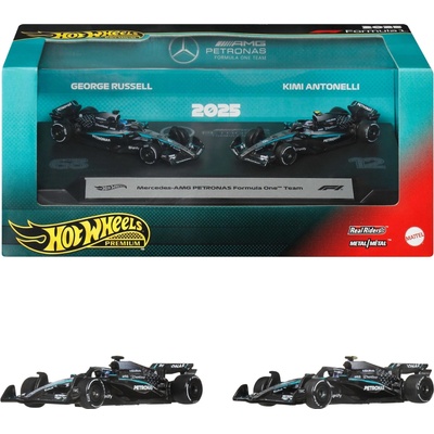 Hot Wheels Premium Formula 1 2025 Mercedes AMG Russel a Antonelli 1:64