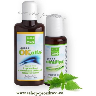 OKG OK Alfa 115 ml + Emulips 50 ml