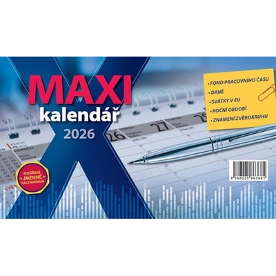 Maxi stolní 297 x 18 cm 2026