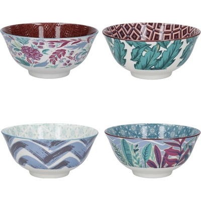 KitchenCraft Sada kameninových misek Vibrance 15,5 cm x 7,5 cm 4 ks