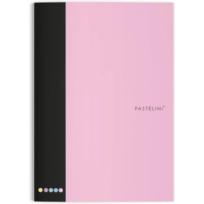 Oxybag PASTELINi sešit 444 A4 linkovaný růžový