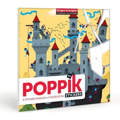 Poppik samolepkové puzzle tři prasátka