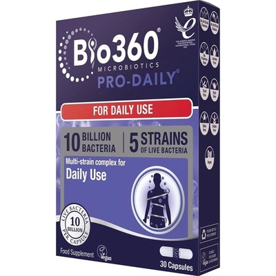 Natures Aid Bio360 Pro-Daily 10 miliard bakterií 30 kapslí