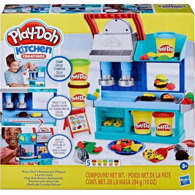 Play-Doh Hasbro Modelína Kuchyňské kreace Restaurace šéfkuchaře F8107