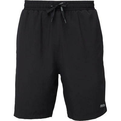 Pánské fitness šortky Fitforce SHORTS Černá Stříbrná