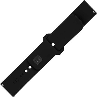 FIXED Silicone Sporty Strap s Quick Release 20mm pro smartwatch, černý FIXSST2-20MM-BK – Hledejceny.cz